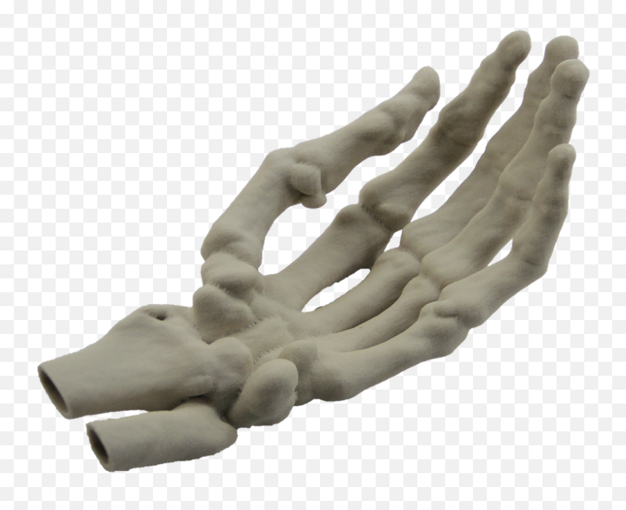 3d Printed Skeleton Hand Transparent Emoji,Skeleton Hand Png