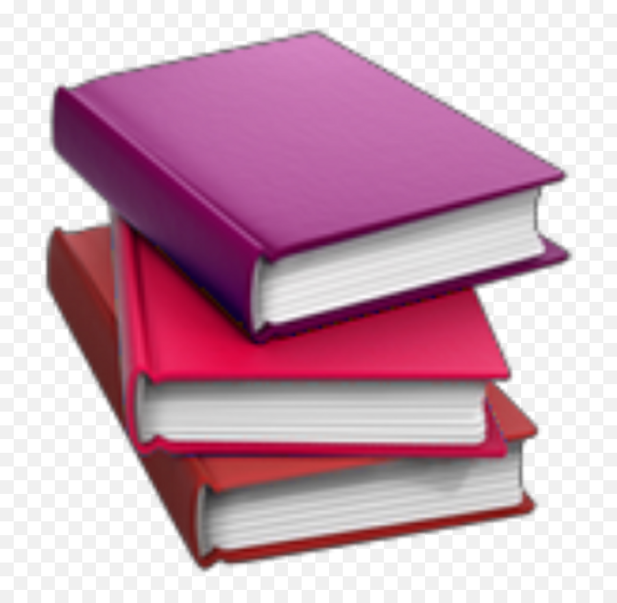 Download Hd Pink Book Pinkemoji Books Emoji Red Apple - Apple Book Emoji Png,Books Transparent Background