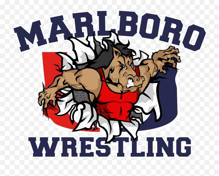 Wrestlers Clipart Youth Wrestling - Marlboro Mustangs Wrestling Emoji,Wrestling Clipart