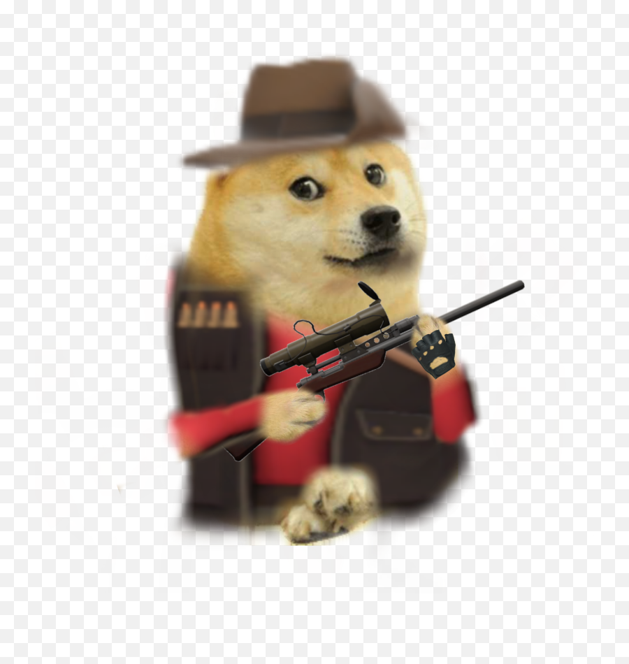 Dogelore - Doge With Weapon Emoji,Doge Png