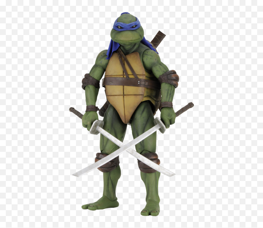 Teenage Mutant Ninja Turtles 1990 - Leonardo 14 Scale Action Figure Emoji,Teenage Mutant Ninja Turtles Png