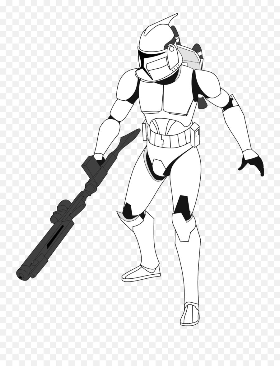 Star Wars Clone Wars Jet Troopers - Star Wars Drawings Clone Emoji,Clone Trooper Png