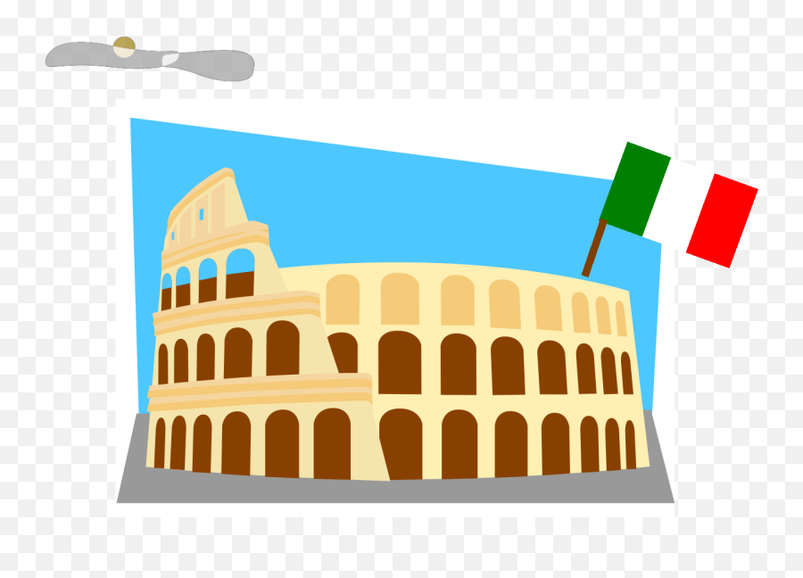 Italian Flag Svg Vector Italian Flag Clip Art - Svg Clipart Emoji,Colosseum Clipart