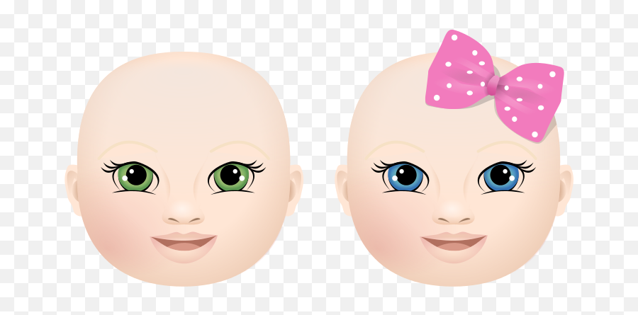 Free Clipart Baby Face - Boy Girl Tatica Emoji,Woman Face Png