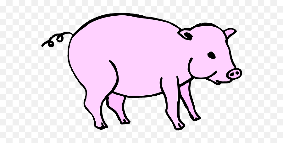 Pig Pink Barn - Free Vector Graphic On Pixabay Emoji,Free Pig Clipart