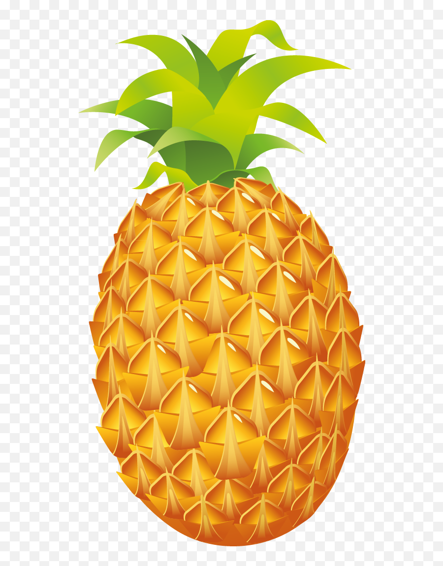 Pineapple Clip Art 2 - Transparent Pineapple Png Clipart Emoji,Pineapple Clipart
