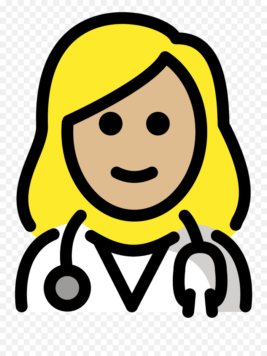 Woman Health Worker Emoji Clipart Free Download - Transparent Work Emoji Png,Healthcare Clipart