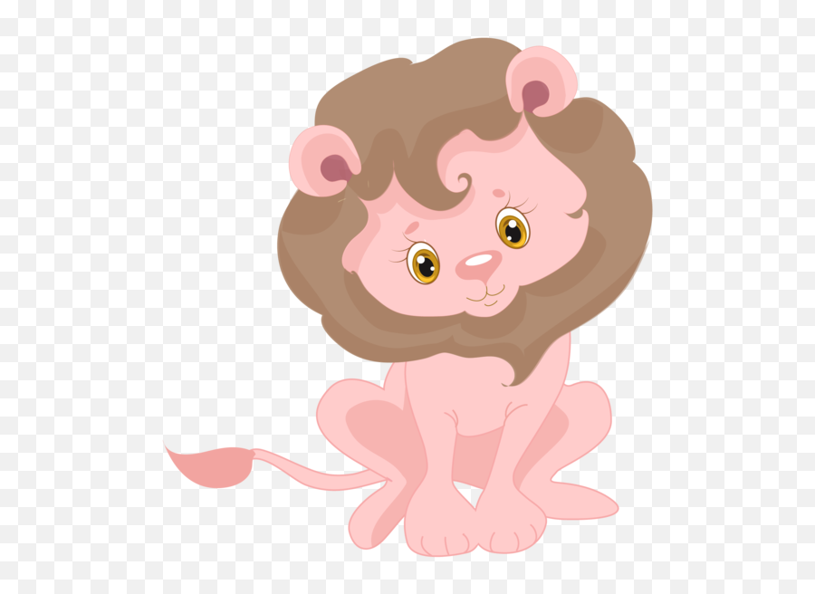 Sublimation Transfer Pink Jungle Animal - Jungle Themed Baby Animal Emoji,Safari Clipart
