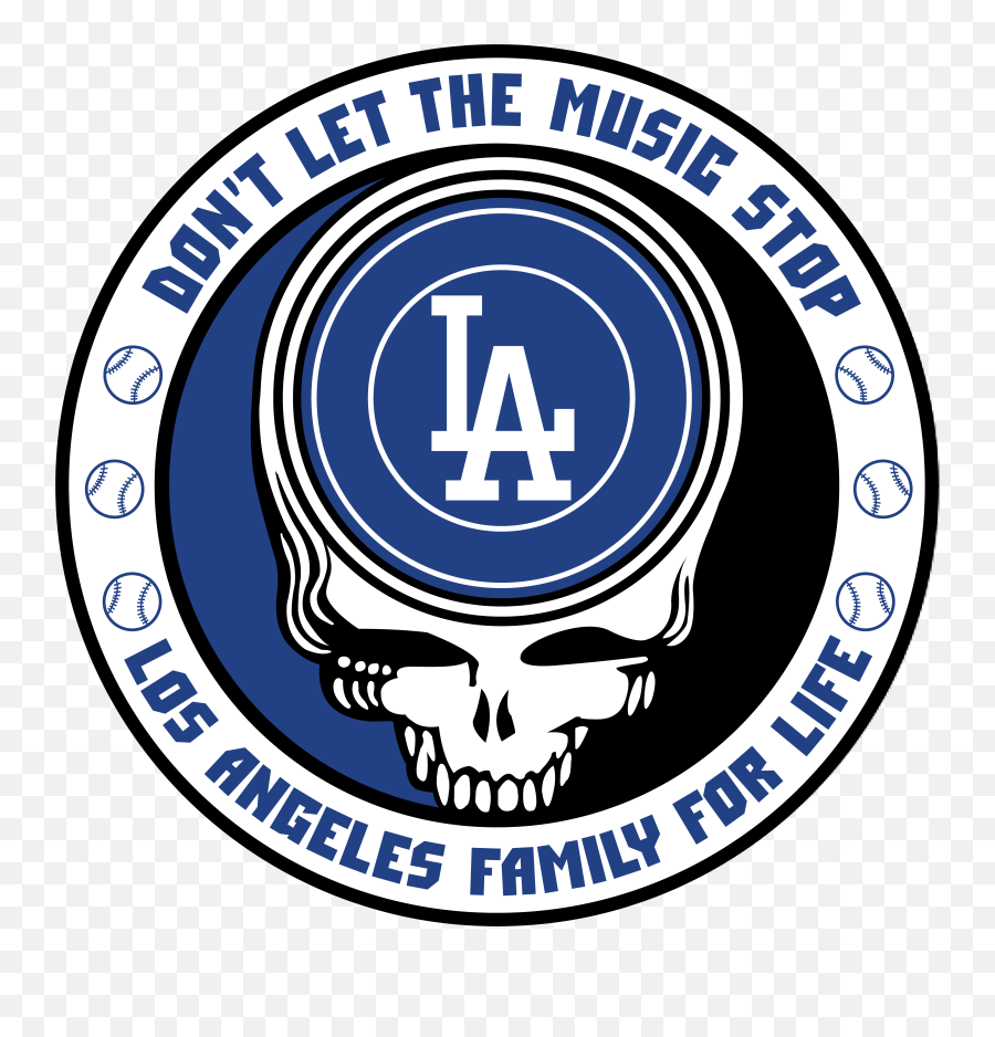 Los Angeles Dodgers Grateful Dead Steal - House Of Chicken And Waffles Emoji,Steal Your Face Logo