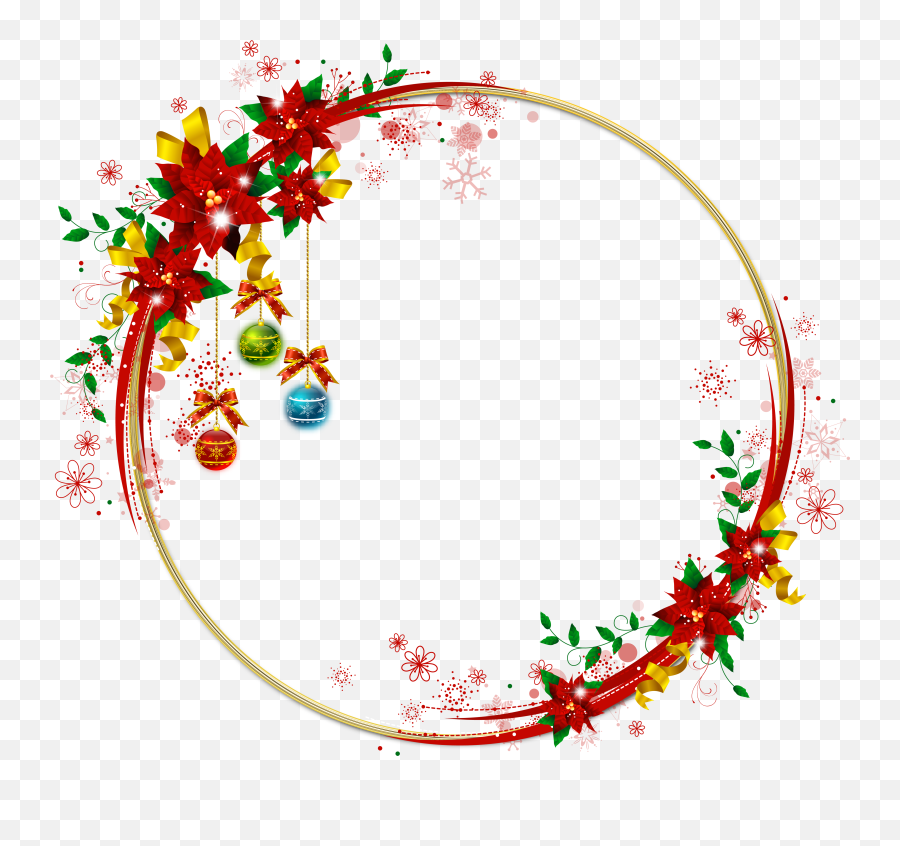 Santa Claus Clip Art Borders And Frames - Christmas Frames Clipart Black And White Emoji,Clipart Borders