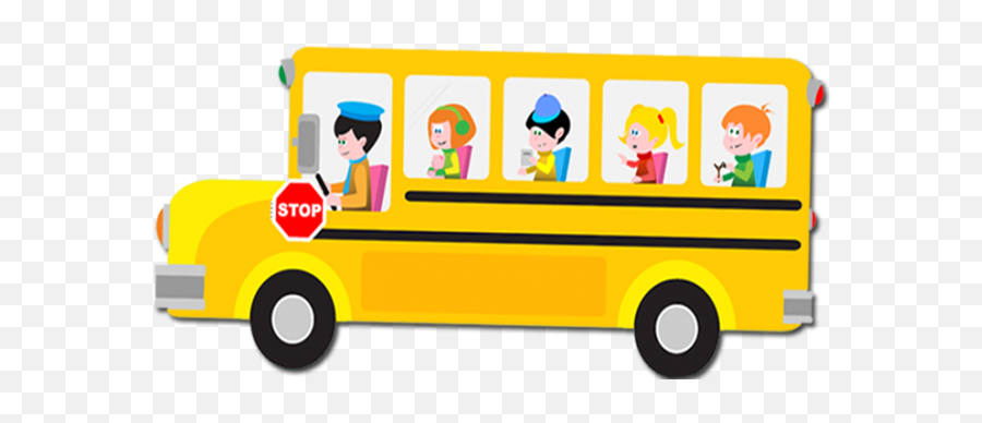 Bus Clipart Kindergarten Bus Kindergarten Transparent Free - School Bus With Driver Cartoon Emoji,School Bus Clipart
