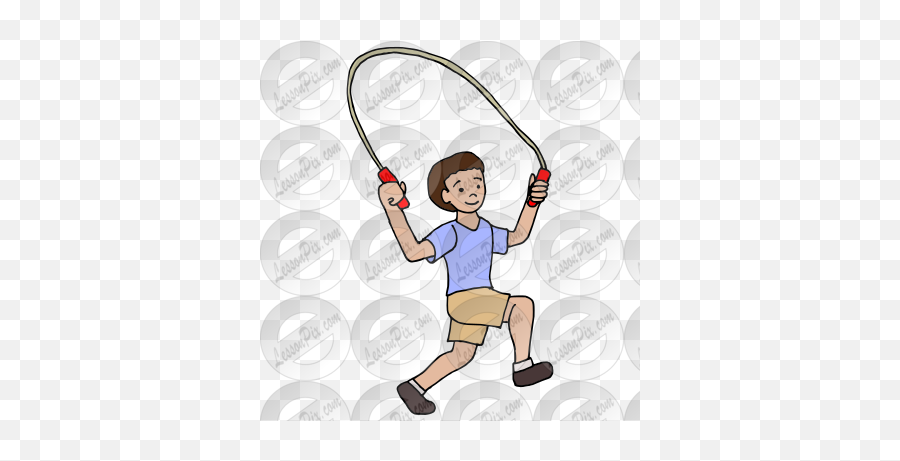 Jumprope Picture For Classroom - For Running Emoji,Jump Rope Clipart