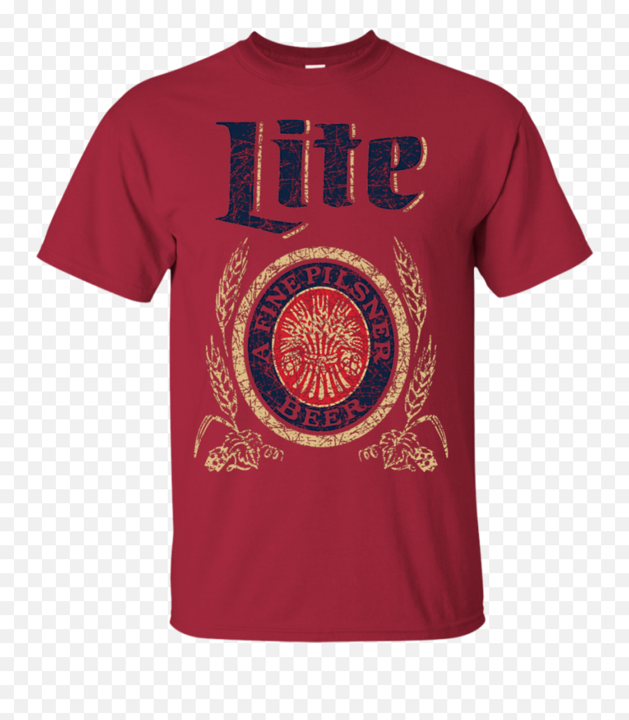 Miller Lite Beer T - St Bernard Mom Shirt Emoji,Miller Lite Logo
