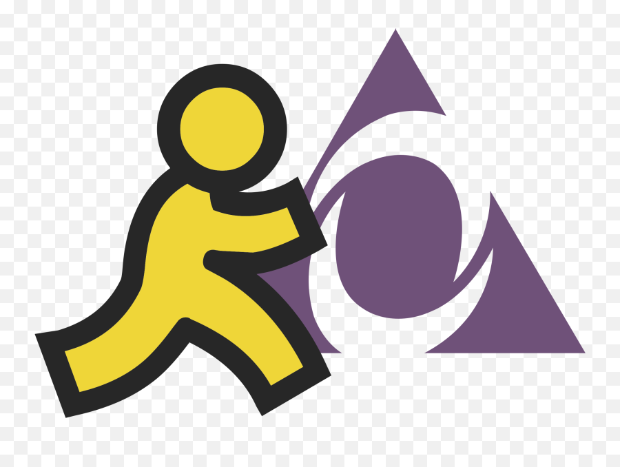 Aol Instant Messenger Logo Png Transparent Svg Vector - Aol Messenger Icon Transparent Emoji,Messenger Logo