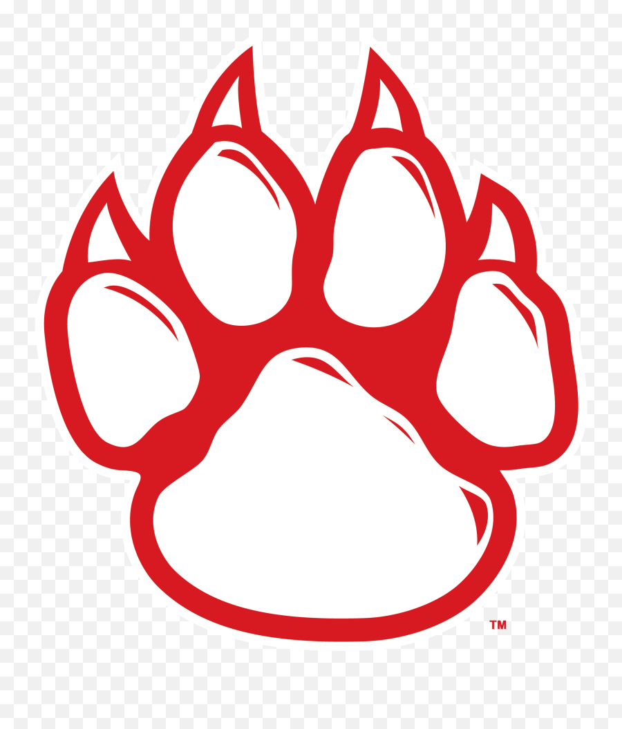 Tiger Paw Print Drawing - Transparent Tiger Paw Outline Emoji,High School Musical Logo