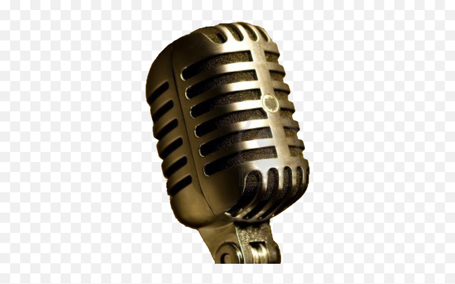 Download Hd 326 X 480 Png 238kb - Vintage Microphone Emoji,Vintage Microphone Png