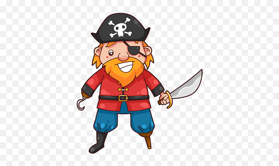 Free Cartoon Pirate Cliparts Download - Clipart Cartoon Pirate Emoji,Pirate Clipart