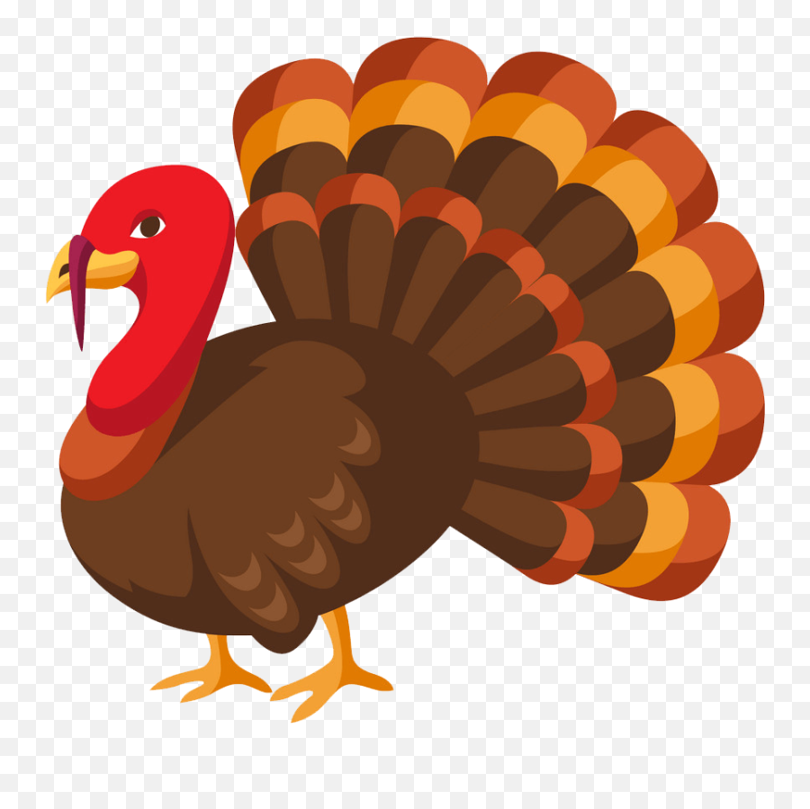 Turkey Clipart - Zoom Backgrounds Thanksgiving Emoji,Thanksgiving Turkey Clipart