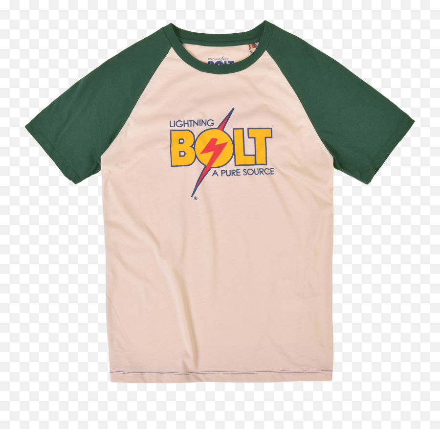 Lightning Bolt Heyday T - Shirt Trekking Green Emoji,Green Lightning Png