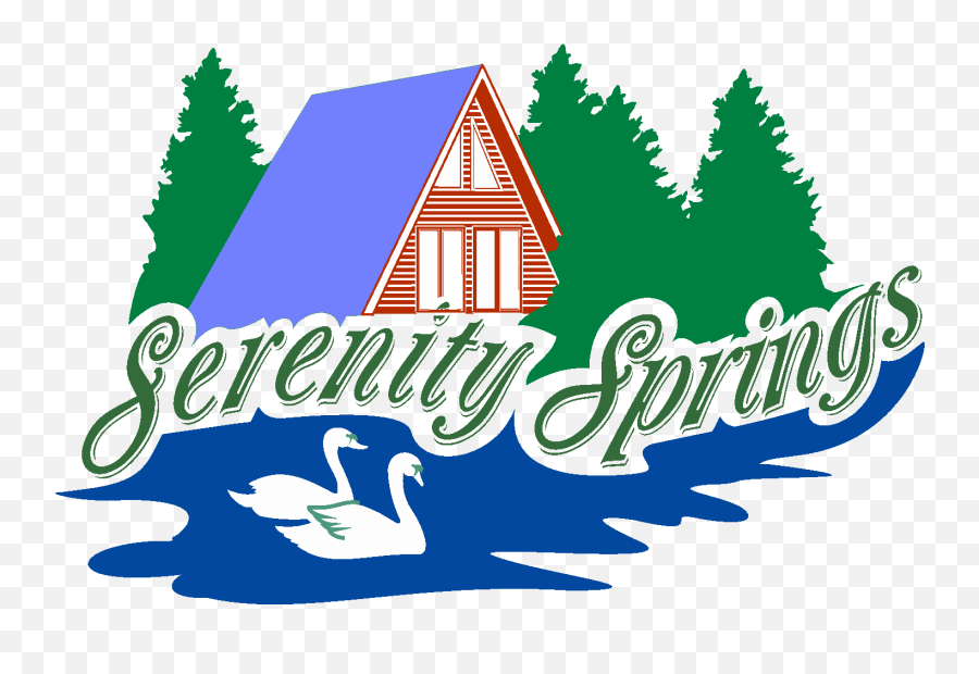 Serenity Springs Romantic Getaway Cabins For 2 - Language Emoji,Serenity Logo