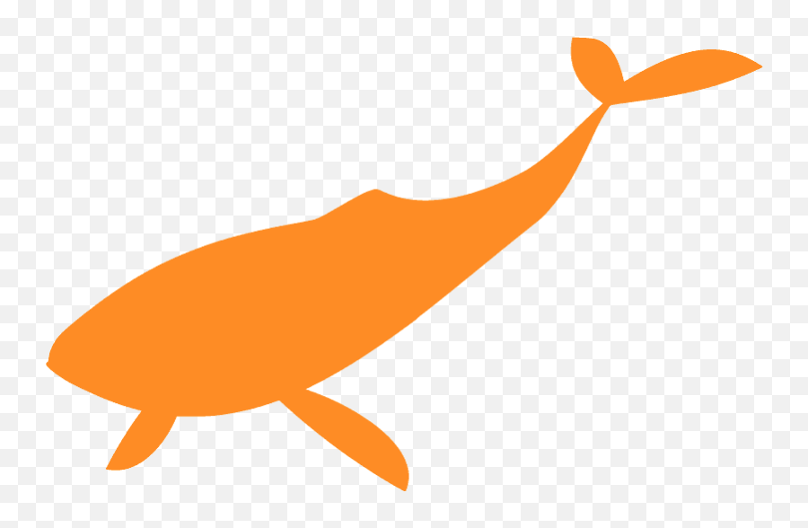 Blue Whale Silhouette - Free Vector Silhouettes Creazilla Emoji,Whale Tail Clipart