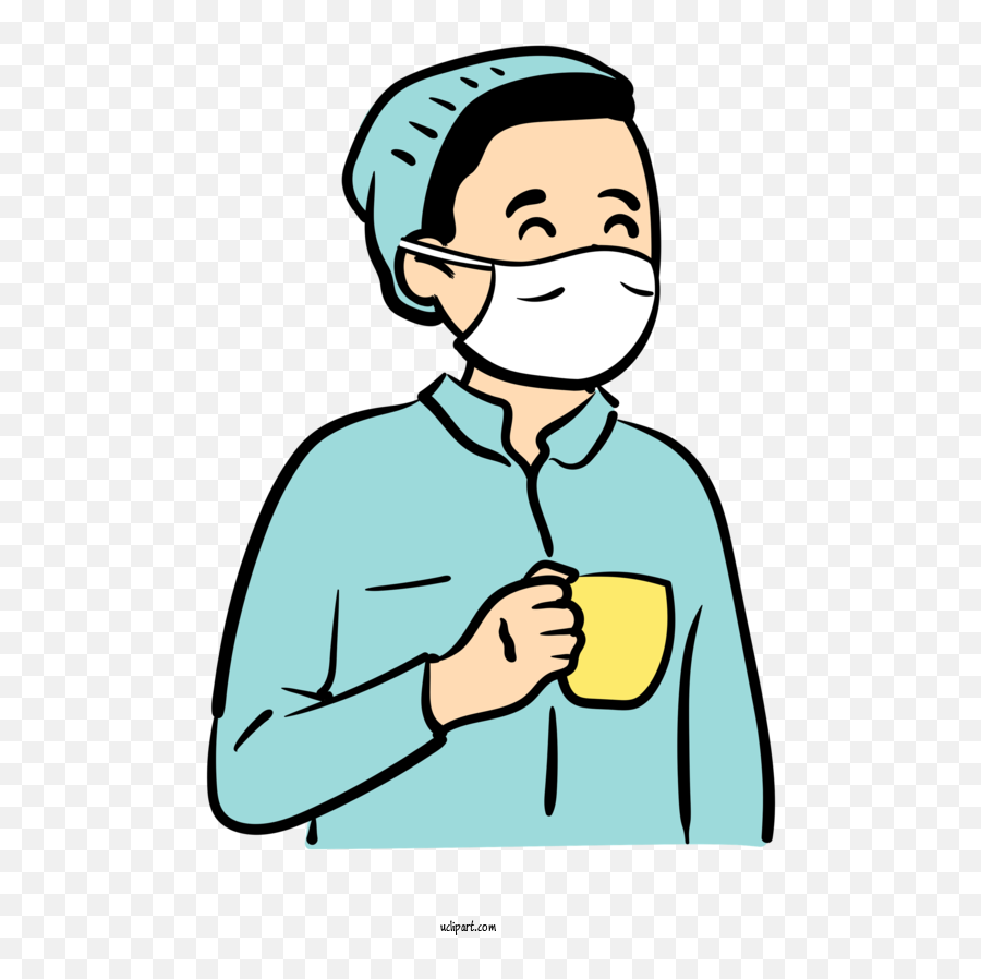 Medical Learning Korean Language For Surgical Mask Emoji,Surgical Clipart