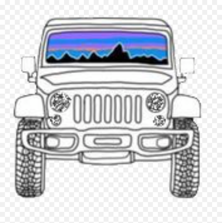Jeep Freetoedit Jeep Sticker By Vscogirlpayday Emoji,Jeep Wrangler Clipart