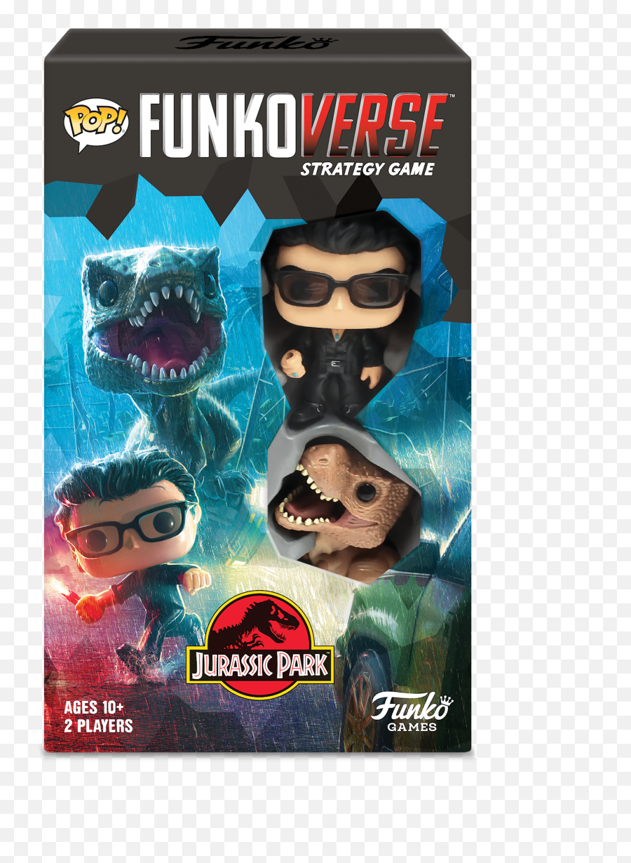 Funkoverse Jurassic Park 101 2 - Pack Board Game Gamestop Emoji,Jurassic Park Logo Svg