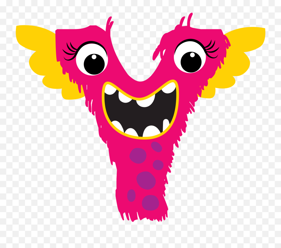 Canvases Girl Monster Alphabet Png Clipart - Full Size Emoji,Kids Bath Clipart