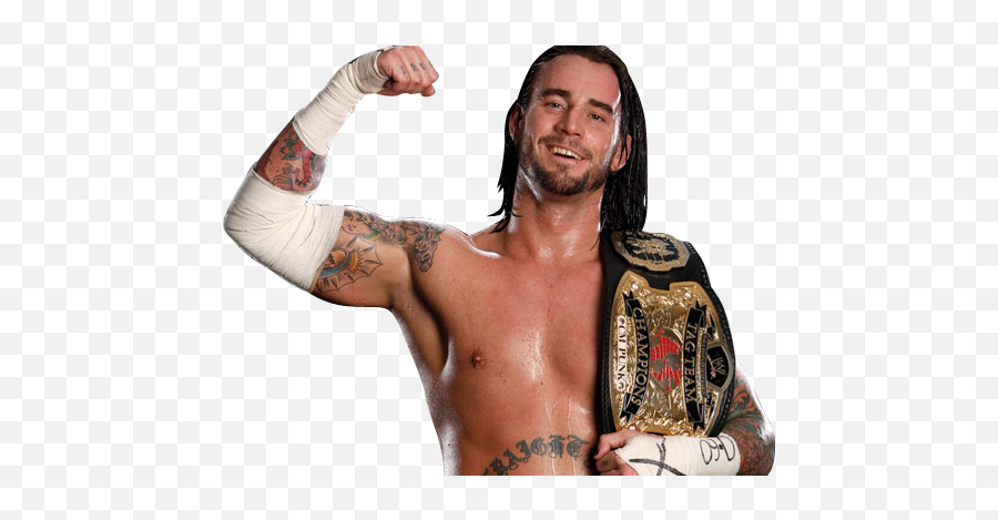 Share This Image - Cm Punk Tag Team Champion Full Size Png Emoji,Cm Punk Png