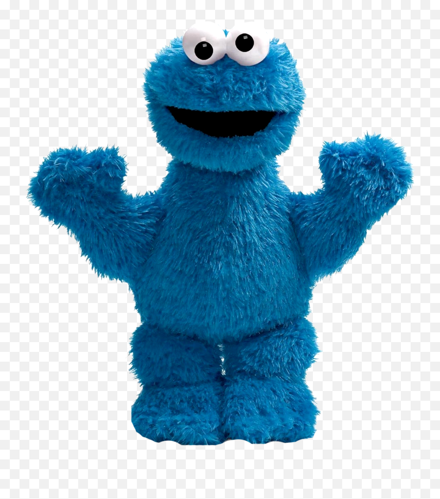 Cookie Monster Plush Toy - Cookie Monster Plush Transparent Emoji,Cookie Monster Png