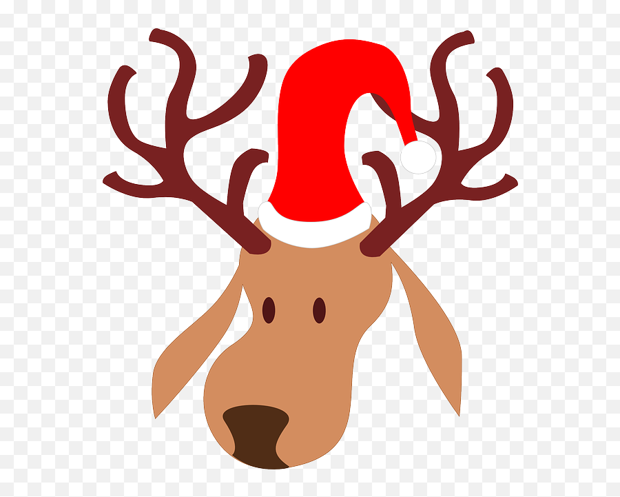Download Reindeer Christmas Holiday Merry Christmas - Rudolph Svg Emoji,Reindeer Clipart