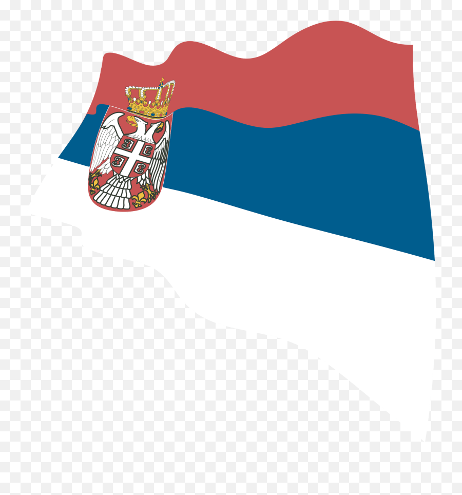 Serbian Wavy Flag Clipart Free Download Transparent Png - Vertical Emoji,Usa Flag Clipart