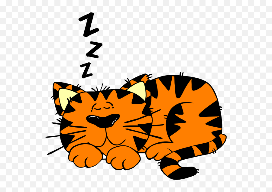 Library Of Cat Free Library Sleeping Png Files - Clipart Sleeping Cat Emoji,Cat Clipart