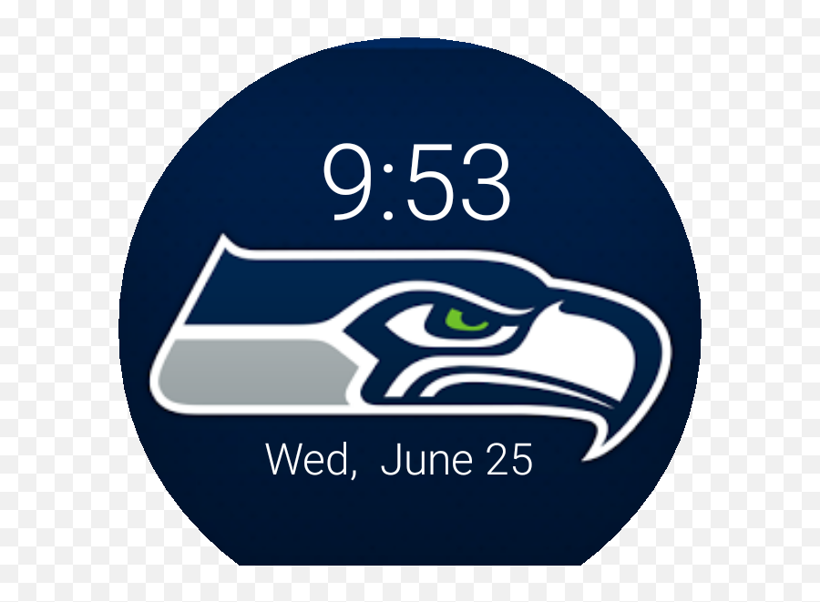 Seahawks U2013 Watchfaces For Smart Watches - Seattle Seahawks Logo Blue Emoji,Seattle Seahawks Logo