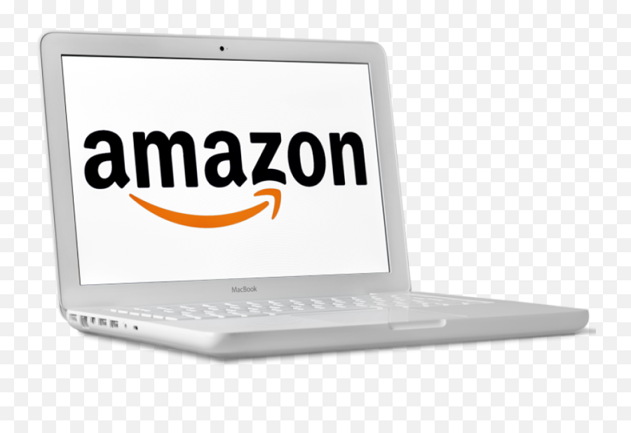 Download Laptop With Amazon Logo - Amazon Laptop Png Emoji,Amazon Logo