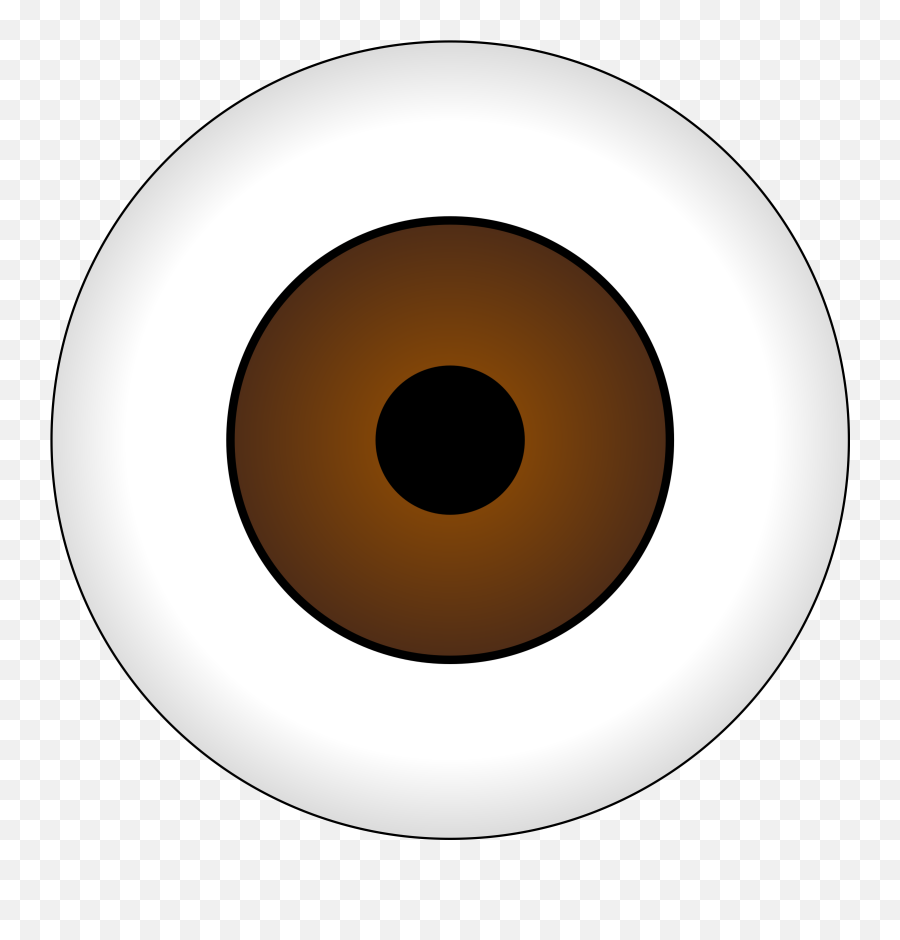 Realistic Eye Png - Cartoon Brown Eye Emoji,Cartoon Eye Png