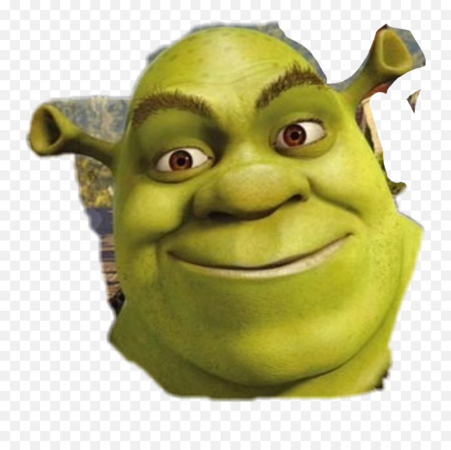 Download Hd Shrek Face Transparent - Shrek Face Png Transparent Emoji,Shrek Face Png