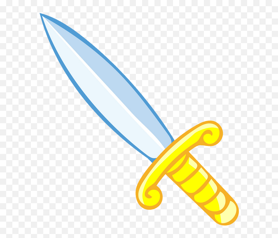 Cute Sword Clipart Transparent - Collectible Sword Emoji,Sword Clipart