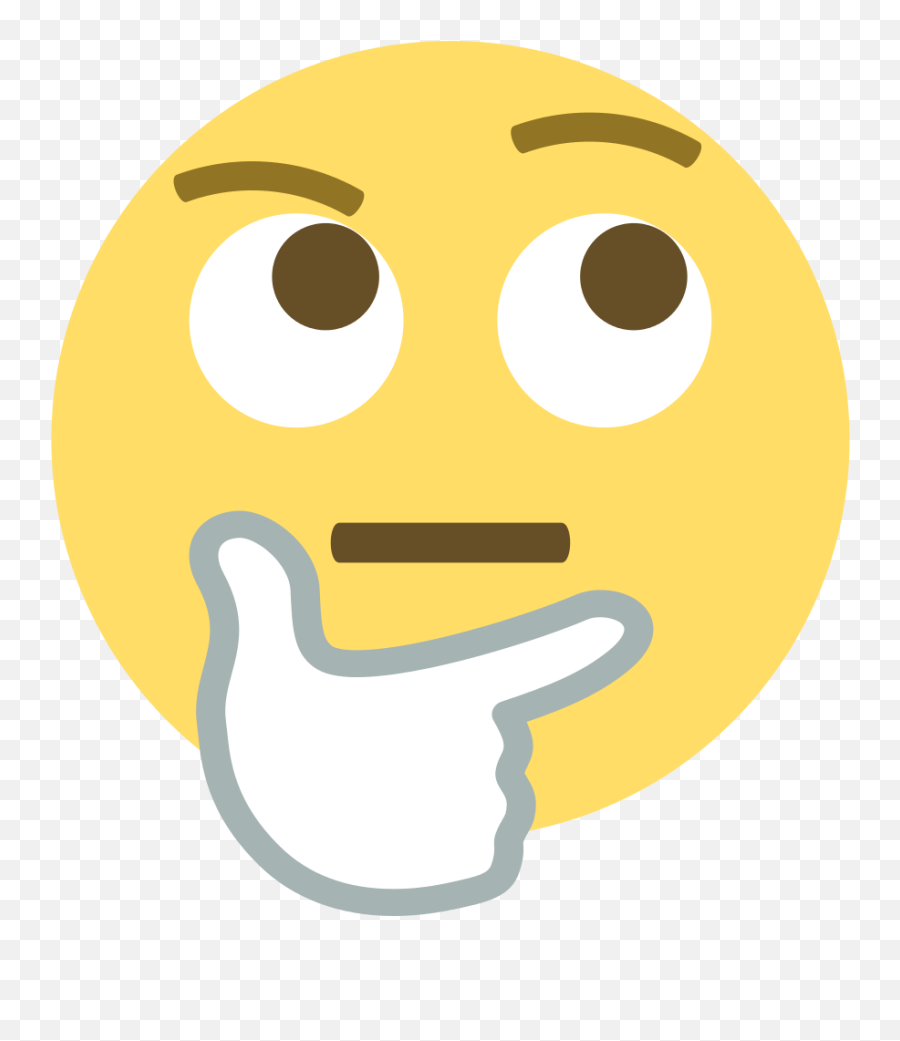 Question Face Png - Questioning Emoji Face Black Background,Questioning Clipart
