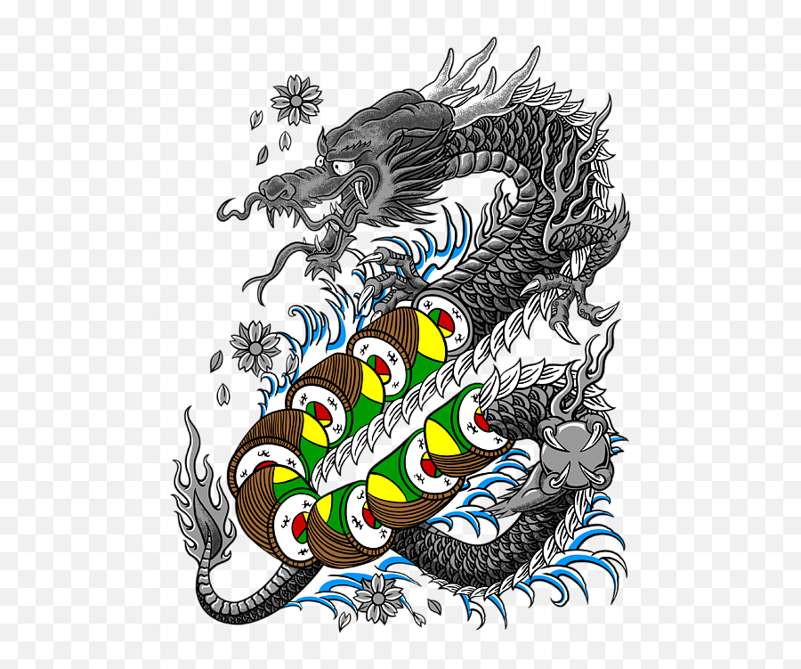 Japanese Style Japanese Dragon Tattoo Designs - Wiki Tattoo Dragon Roll Tattoo Emoji,Japanese Dragon Png
