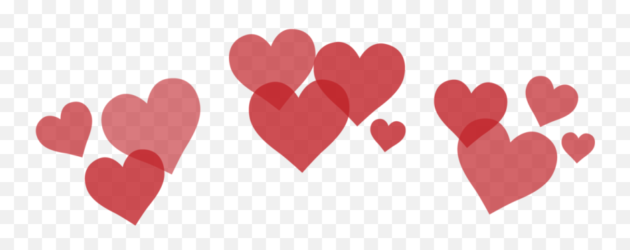 Snapchat Hearts Png Snapchat Hearts Png Transparent Free - Photobooth Red Hearts Png Emoji,Red Snapchat Logo