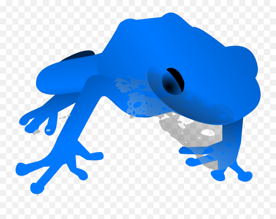 Endangered Blue Poison Dart Frog Png Svg Clip Art For Web - Blue Animated Frog Emoji,Poison Png