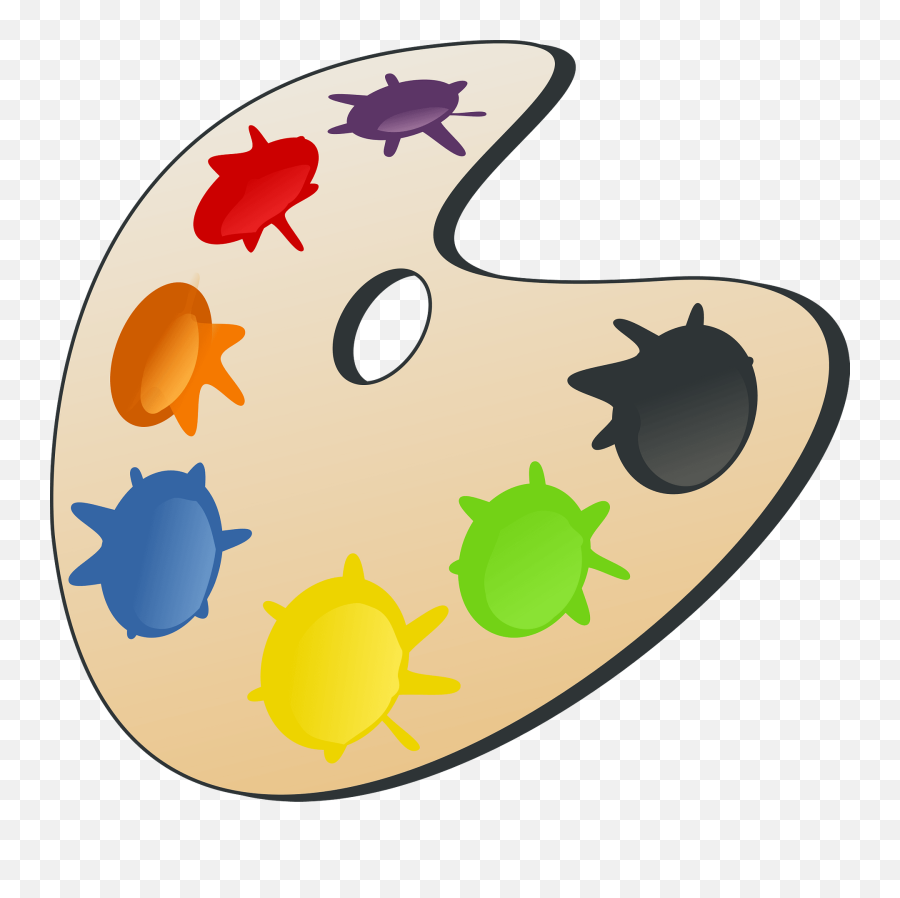 Clipart Paint Clipart - Paint Brush Cartoon Transparent Emoji,Paint Clipart