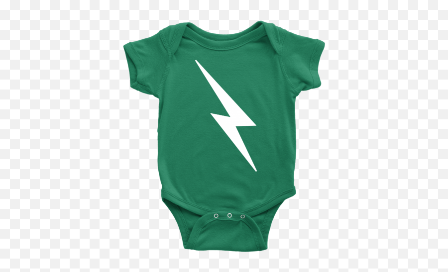 Twins Lightning Bolt Onesies - Green And Red Included Choose Your Size New Baby Onesies Emoji,Green Lightning Png