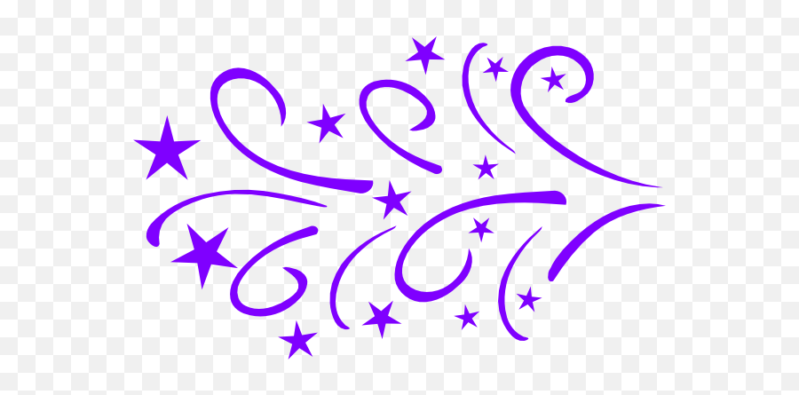 Shooting Stars Swirl Clip Art At Clkercom - Vector Clip Art Stars And Swirls Vector Emoji,Shooting Star Clipart