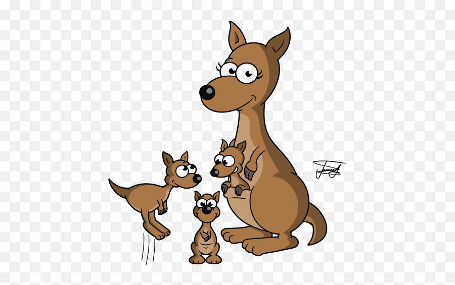 Kangaroo Png Transparent Images - Kangaroo Cartoon Emoji,Kangaroo Transparent