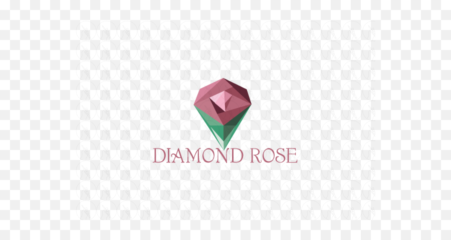 Diamond Rose Logos - Solid Emoji,Rose Logo
