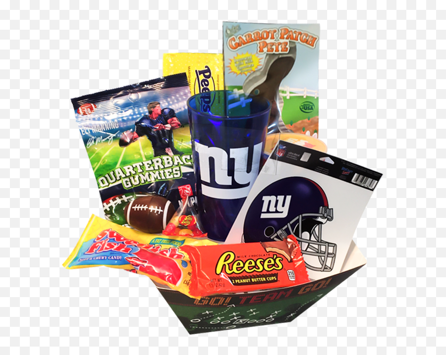 Download Hd New York Giants Easter Basket - Logos And Emoji,New York Giants Logo Png