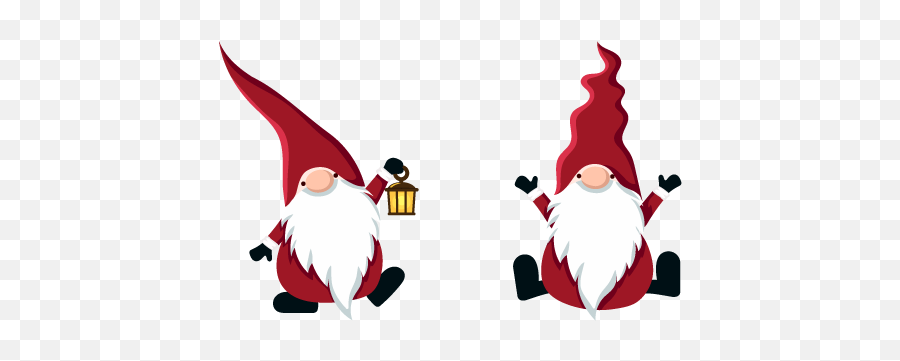 Christmas Gnome Cursor U2013 Custom Cursor - Transparent Christmas Transparent Gnome Png Emoji,Gnome Clipart